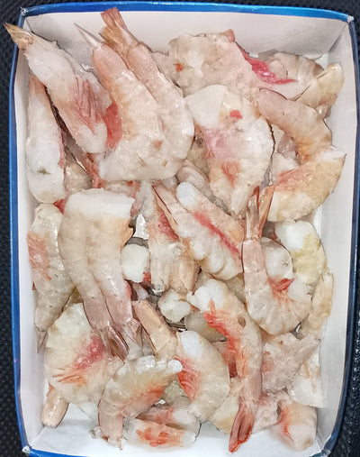 WHITE SHRIMP/CHAKA (HEAD LESS SHELL ON-HLSO) 1KG (35-45 PSC)