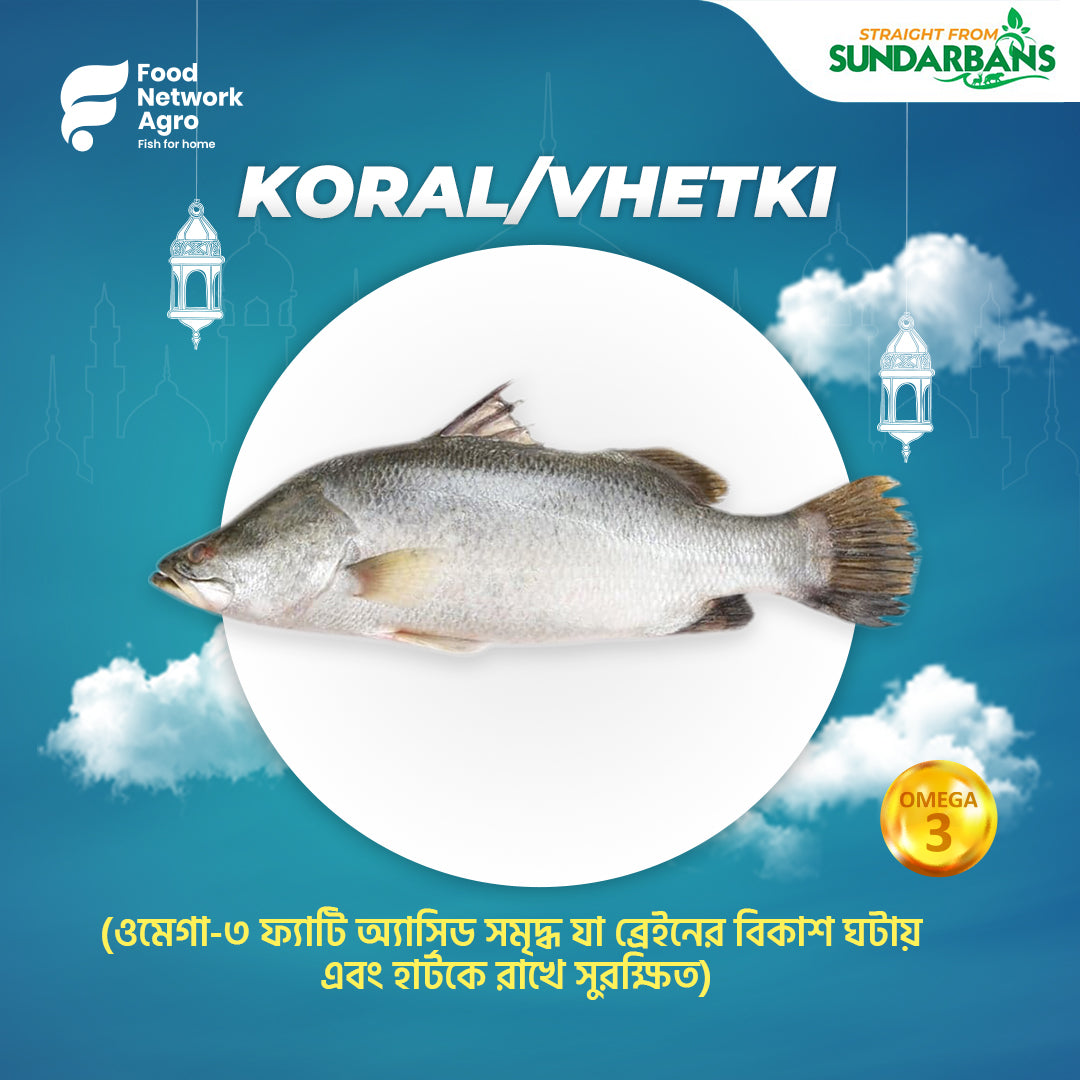 Sundarbans Bhetki/Koral 1kg